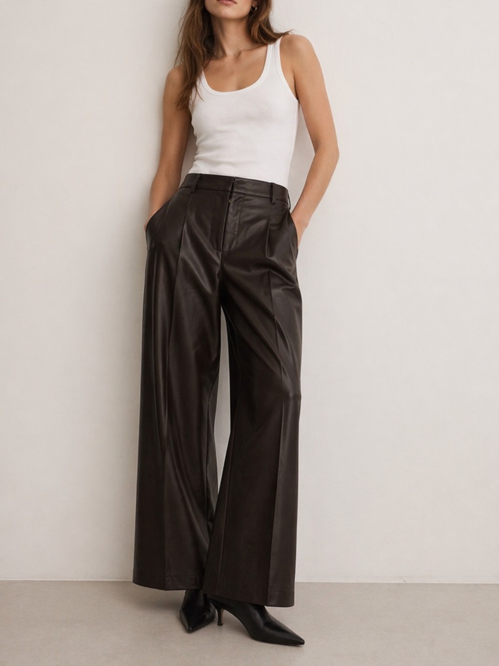 Ba&Sh Remi Faux Leather Pants Small/36